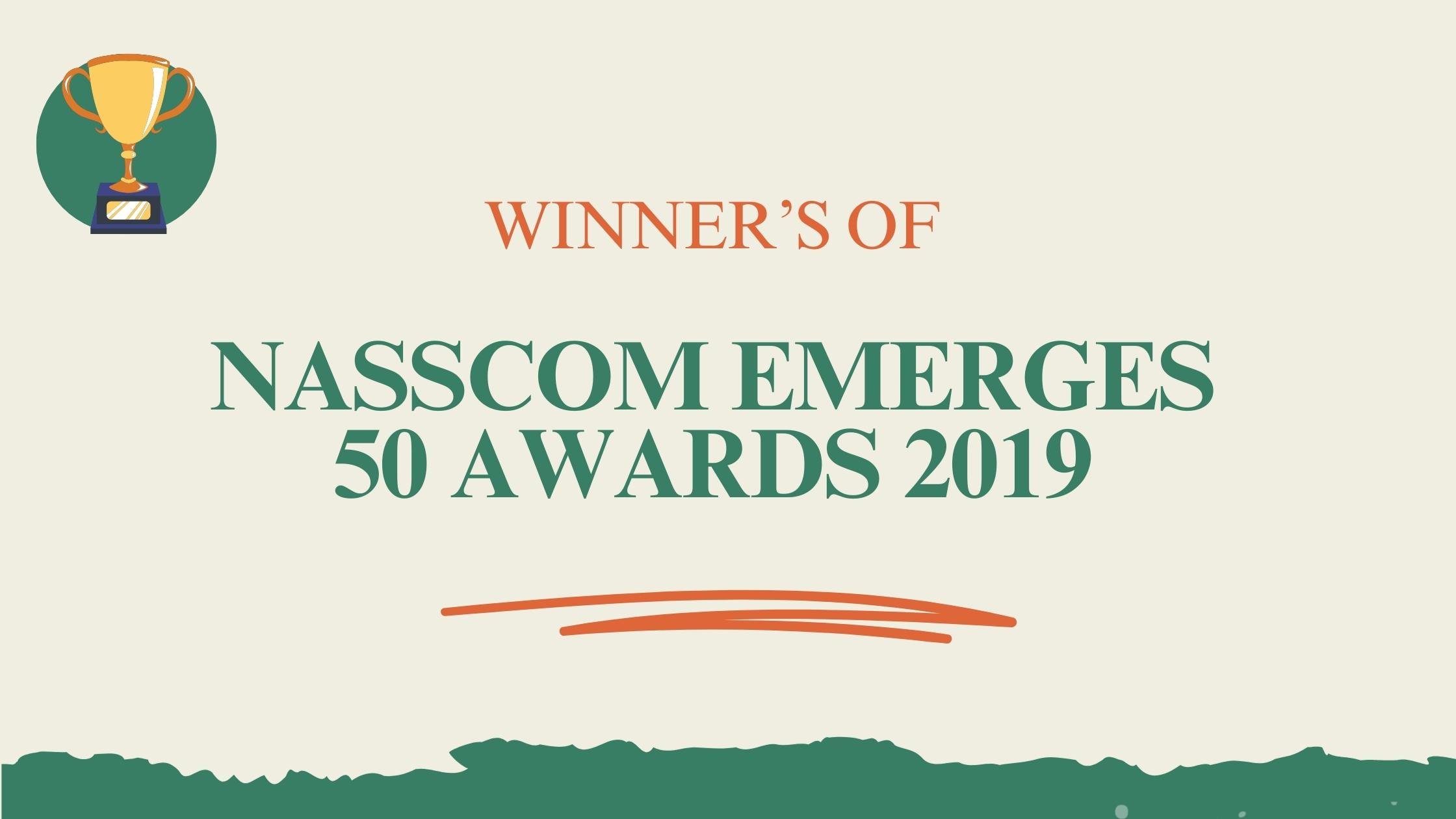 Neridio wins the NASSCOM Emerge 50 Award 2019